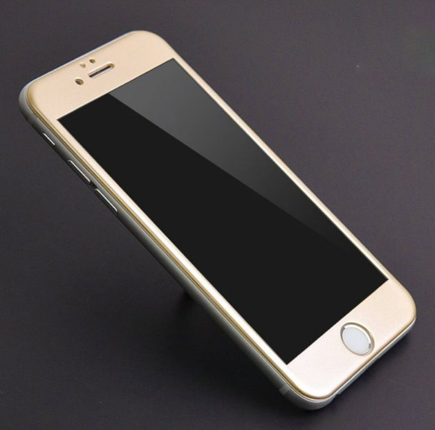 Full Glue захисне скло для iPhone 6/6S - Gold
