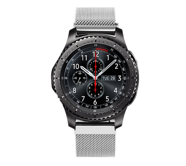 Міланський сітчастий ремінець Primo для годинника Samsung Gear S3 Classic SM-R770/Frontier RM-760 - Silver, фото 1