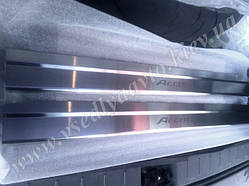 Захист порогів - накладки на пороги Honda ACCORD COUPE USA 2008- (Standart)