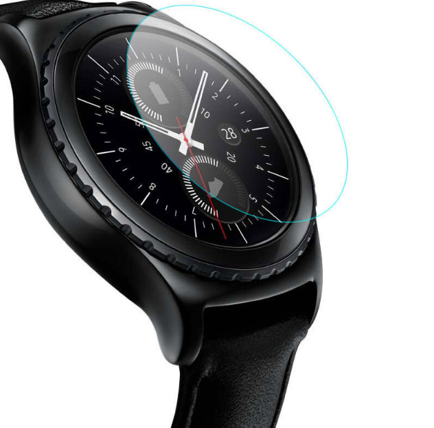 Загартоване захисне скло Primo для годинника Samsung Gear S2 (Sm-R720) / S2 Classic (SM-R732), фото 1