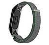 Нейлоновий ремінець Primo для фітнес-браслета Xiaomi Mi Band 3 - Black&Army Green, фото 4