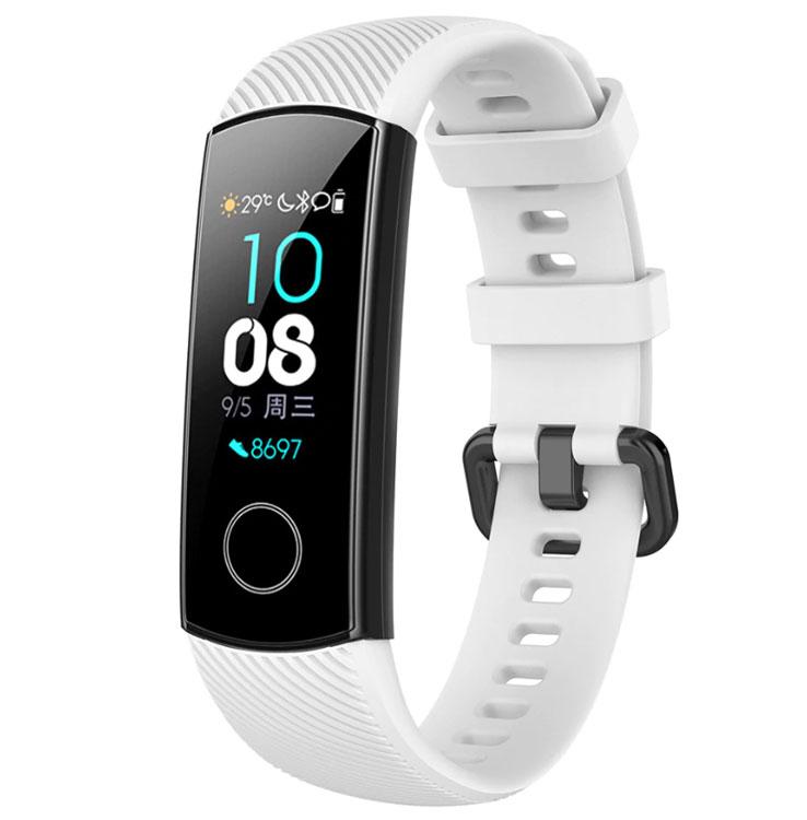 Силіконовий ремінець Primo для фітнес-браслета Huawei Honor Band 4 / 5 - White