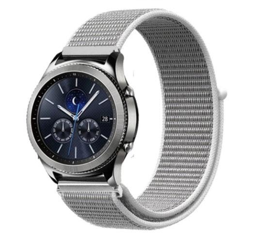 Нейлоновий ремінець Primo для годинника Samsung Gear S3 Classic SM-R770 / Frontier RM-760 - White, фото 1