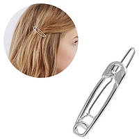 Зажим для волос Primo Safety Pin - Silver