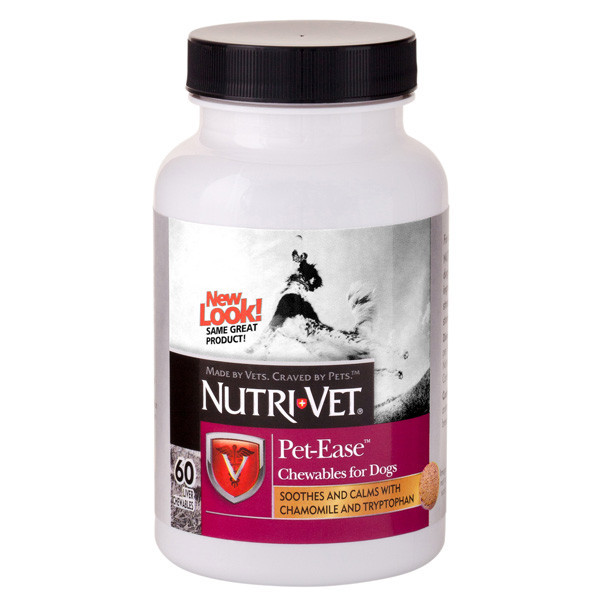 Витаминная добавка Nutri-Vet Pet Ease для собак антистресс, 60 таб - фото 1 - id-p848659962