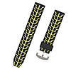 Силіконовий ремінець Primo Splint для годинника Samsung Gear S3 Classic SM-R770 / Frontier RM-760 - Black&Yellow, фото 4