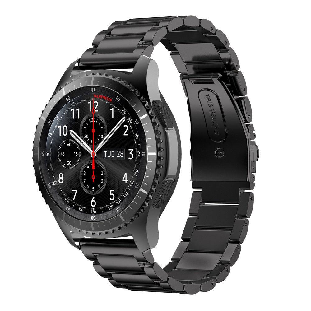 Металевий ремінець Primo для годинника Samsung Gear S3 Classic SM-R770/Frontier RM-760 - Black, фото 1
