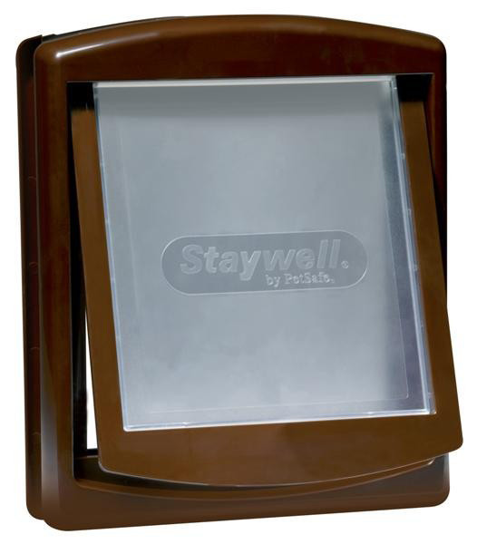 Дверцята Staywell Original для собак середніх порід, коричнева, 352х294 мм