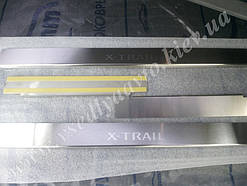 Захист порогів - накладки на пороги Nissan X-TRAIL I (T30) з 2001-2007 рр. (Standart)