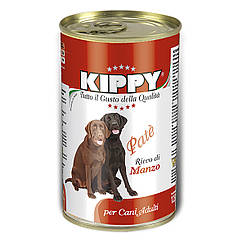 Паштет Kippy Dog для собак з яловичиною, 1250 г