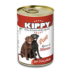 Паштет Kippy Dog для собак з яловичиною, 400 г