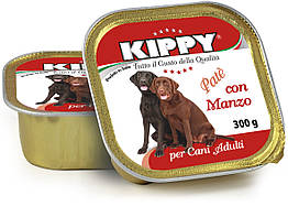 Паштет Kippy Dog для собак з яловичиною, 300 г