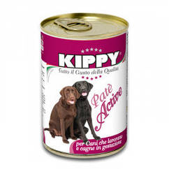 Паштет Kippy Dog Active для активних собак з куркою, 1250 г