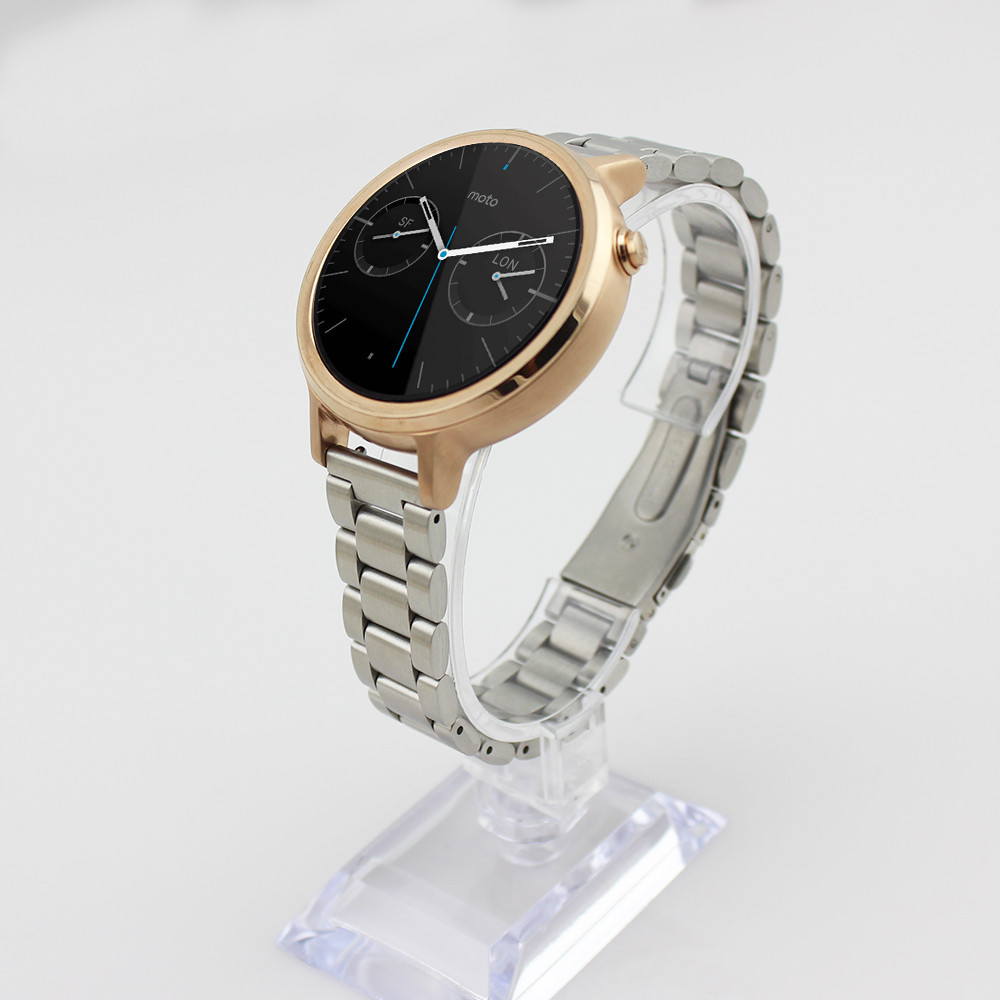 Металевий ремінець Primo для годинника Motorola Moto 360 2nd gen (42mm) - Silver, фото 1