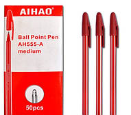 Ручка кулькова (колір червоний) ціна за 1шт.