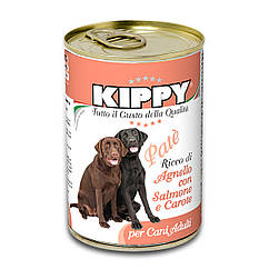Паштет Kippy Dog для собак з ягням, лососем і морквою, 400 г