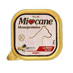 Консерви Miocane Monoproteico для собак з яловичиною, 300 г