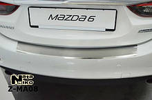 Накладка на бампер з загином Mazda 6 III/FL з 2013 р.