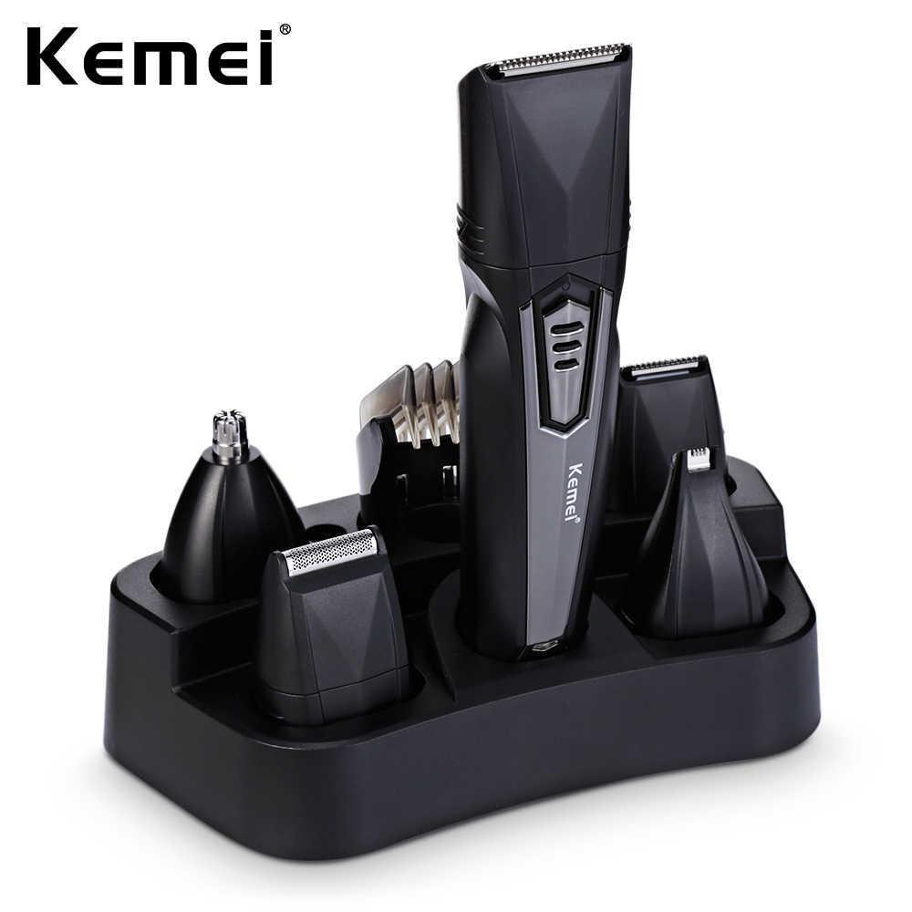 Машинка для стрижки волос Kemei KM-640 8в1, фото 1