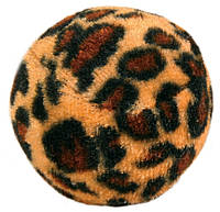 Набор мячиков Trixie Set of Toy Balls with Leopard Print для кошек с колокольчиком, 4 шт