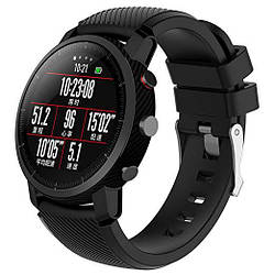 Силіконовий ремінець Primo для годинника Xiaomi Huami Amazfit SportWatch 2 / Amazfit Stratos - Black
