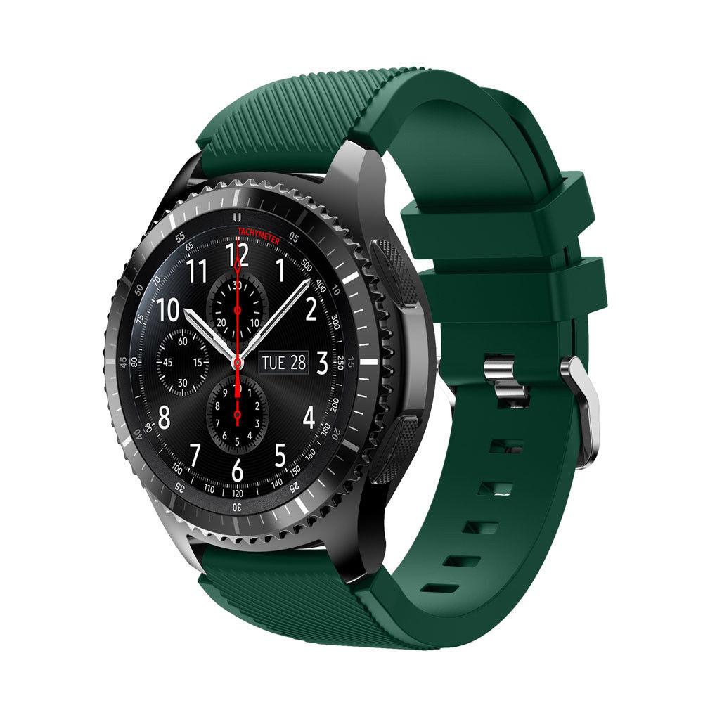 Силіконовий ремінець Primo для годинника Samsung Gear S3 Classic SM-R770 / Frontier RM-760 - Army Green, фото 1