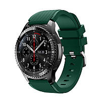 Силиконовый ремешок Primo для часов Samsung Gear S3 Classic SM-R770 / Frontier RM-760 - Army Green