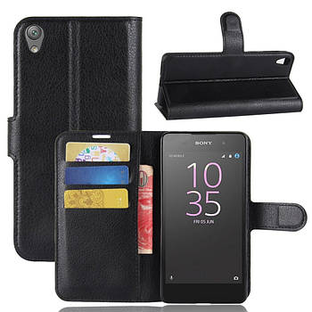 Чохол-книжка Litchie Wallet для Sony Xperia E5 F3311 F3313 Чорний