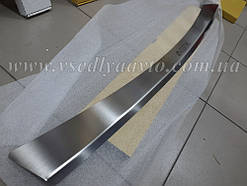 Накладка на бампер з загином Mitsubishi ASX з 2012-2016 рр. (Nataniko)