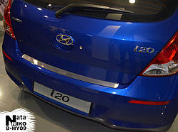 Накладка на бампер для Hyundai i20 з 2008- (NataNiko)