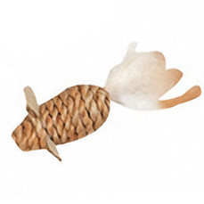 Іграшка Karlie-Flamingo Mice Seaweed Nature для кішок плетені, 2,5х5 см