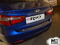 Накладка на бампер KIA RIO III седан с 2012- (NataNiko)