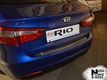 Накладка на бампер KIA RIO III седан з 2012 (NataNiko)