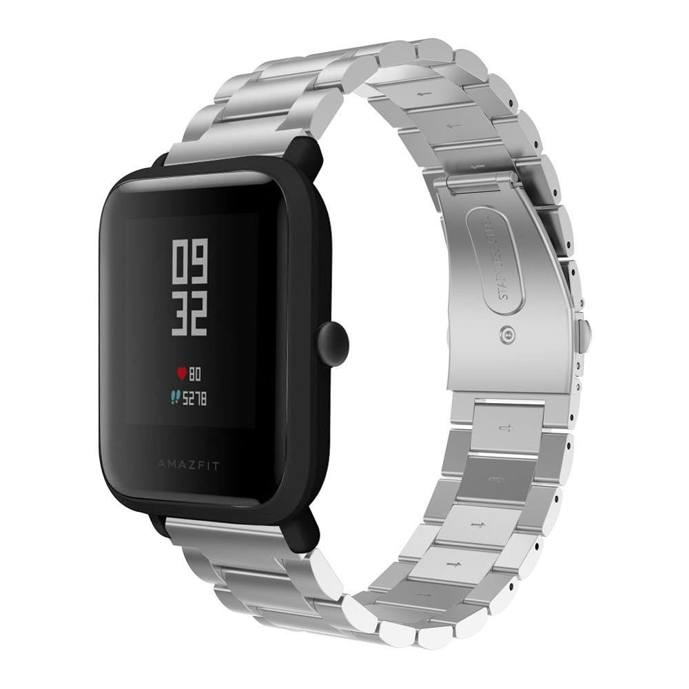 Металевий ремінець Primo для годинника Xiaomi Huami Amazfit Bip / Amazfit GTS - Silver