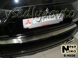 Накладки на бампер Mitsubishi OUTLANDER 2 з 2006- (NataNiko)