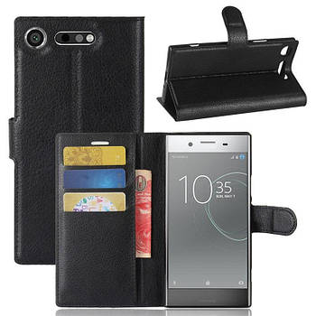 Чохол-книжка Litchie Wallet для Sony Xperia XZ1 G8342 Чорний