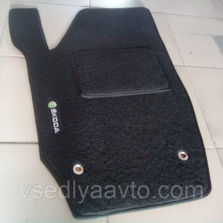 Ворсовий водійський SKODA Fabia 2 з 2007-2015 рр., фото 1