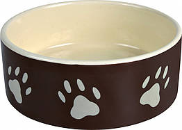 Trixie Миска Ceramic Bowl для собак коричнева, кераміка, 0.3 л