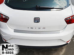 Накладка на бампер Seat IBIZA IV 5-дверцята з 2009- (NataNiko)