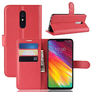 Чохол-книжка Litchie Wallet для LG G7 Fit Червоний