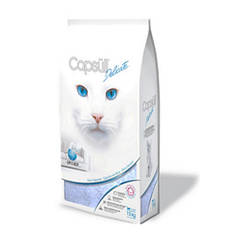 Наповнювач Capsull Delicate Baby Powder для кошенят і чутливих кішок кварцовий, 15 кг