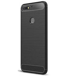 Чохол PRIMO Carbon Fiber Series для Huawei Y7 Prime 2018 - Black