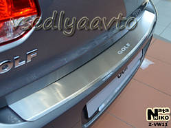 Накладки на бампер з загином Volkswagen GOLF VI 5-дверцята з 2008-