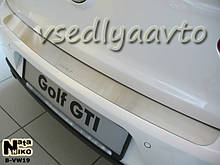 Накладки на бампер Volkswagen GOLF VI с 2008- (NataNiko)