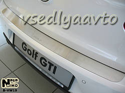 Накладки на бампер Volkswagen GOLF VI с 2008- (NataNiko)