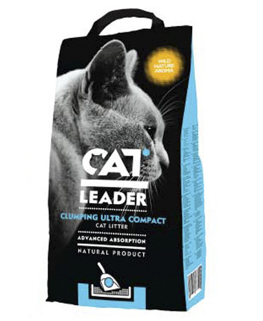 Наповнювач Cat Leader Wild Nature для кішок ультра-комкующийся глиняний, ароматизований, 5 кг