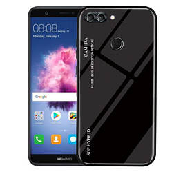 Чохол бампер Primo Gradient Glass для Huawei P Smart 2018 - Black