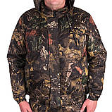 Костюм зимовий куртка під гумку + штани ФЛІС UkrCamo ЗКШДР 48-58р. Дубок темний, фото 4