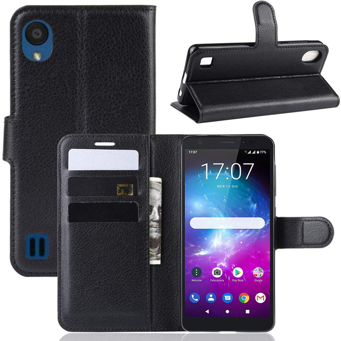 Чохол-книжка Litchie Wallet для ZTE Blade A5 2019 Black