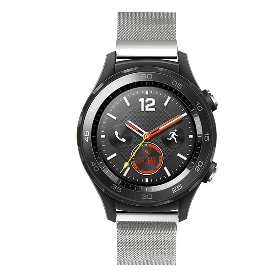Міланський сітчастий ремінець Primo для годинника Huawei Watch 2 - Silver